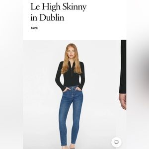 FRAME le high skinny crop 28